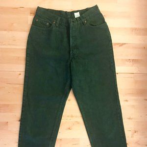Vintage Green Levi's Mom Jeans